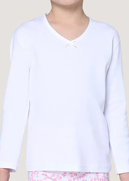 Camiseta algodón manga larga