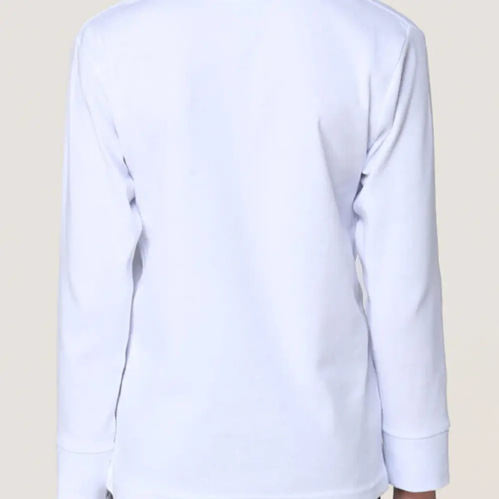 Camiseta algodón rib manga larga