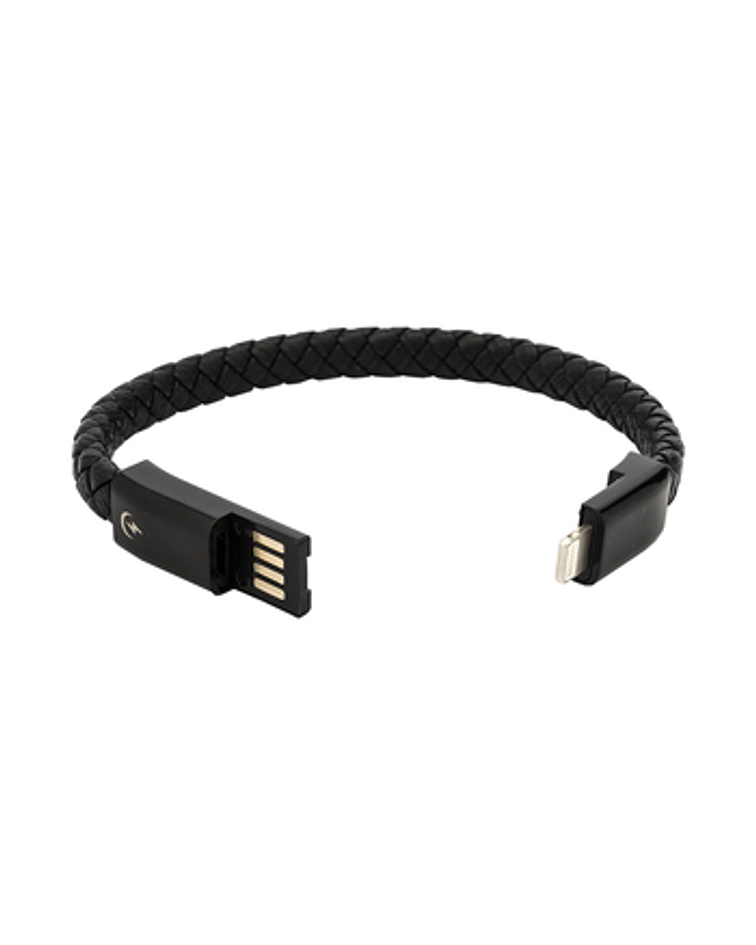 Pulsera USB Cuero - Acero