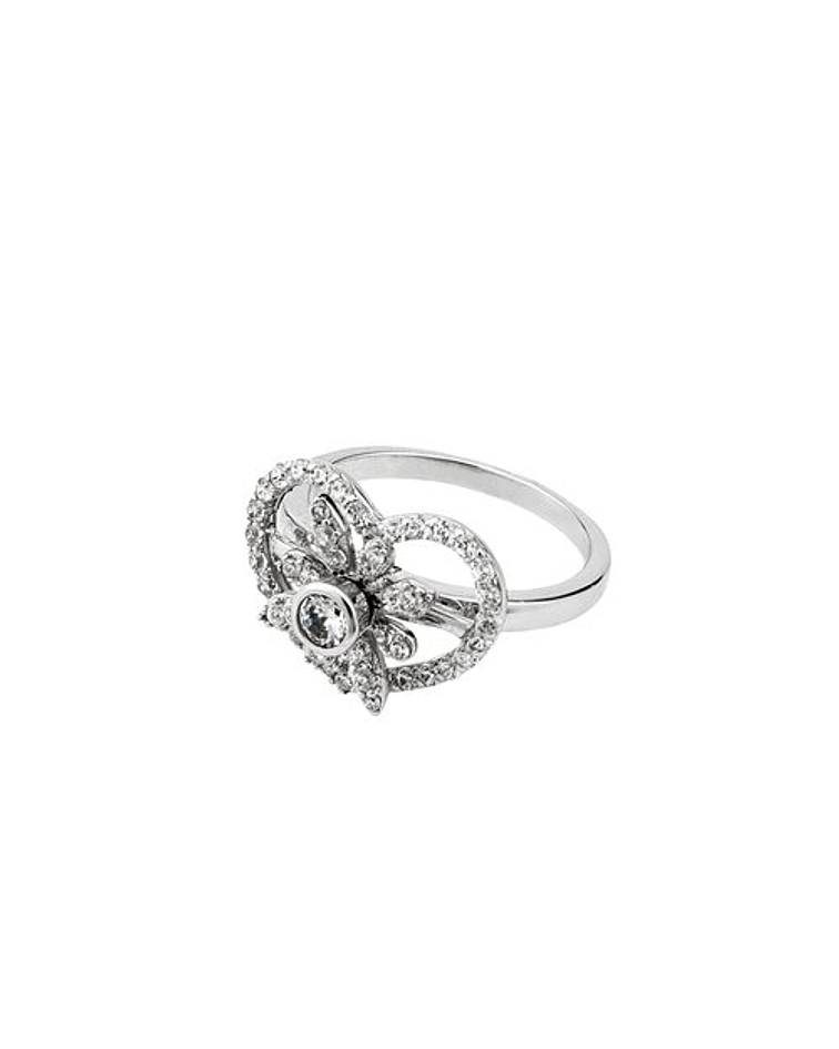 Anillo rosa de las emociones plata