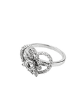 Anillo rosa de las emociones plata