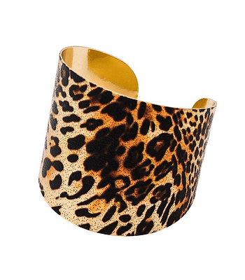 Brazalete rígido animal print