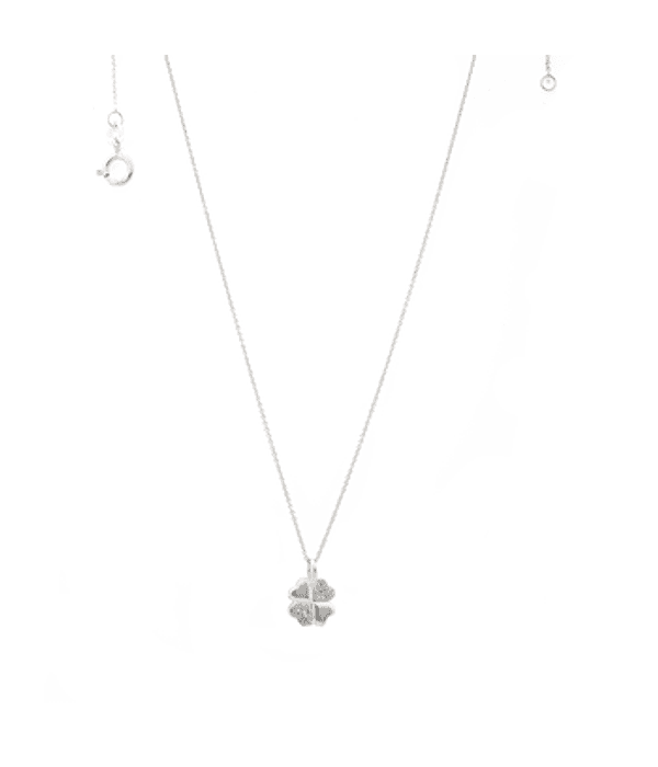 Set de gargantilla y pendientes trébol