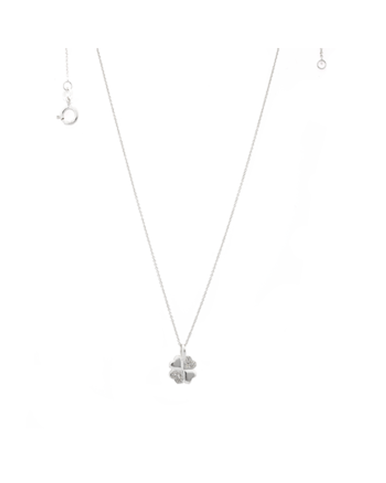 Set de gargantilla y pendientes trébol