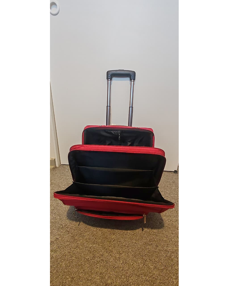 Maletín trolley rojo Cristian Lay