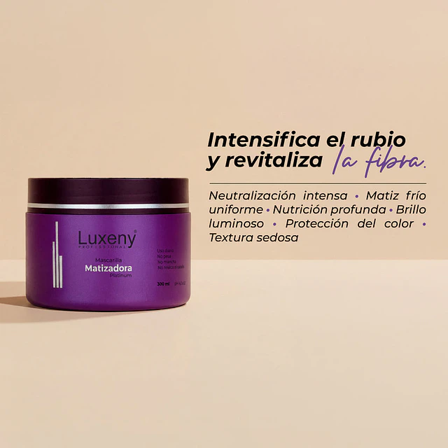 Mascarilla Matizadora Platinum 300 g