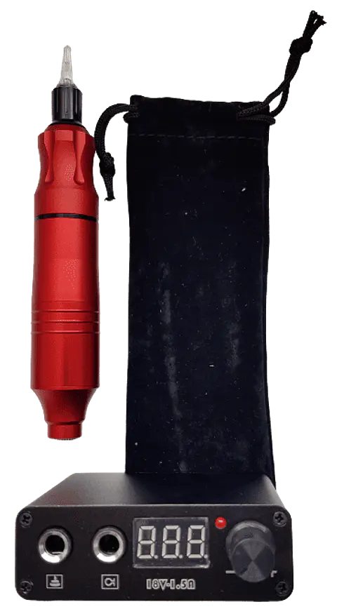 Equipo para CAMUFLAJE DE ESTRÍAS Y TATUAJES; Rotative Pen 