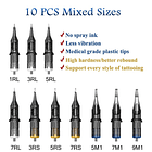 Equipo para CAMUFLAJE DE ESTRÍAS Y TATUAJES; Rotative Pen  6