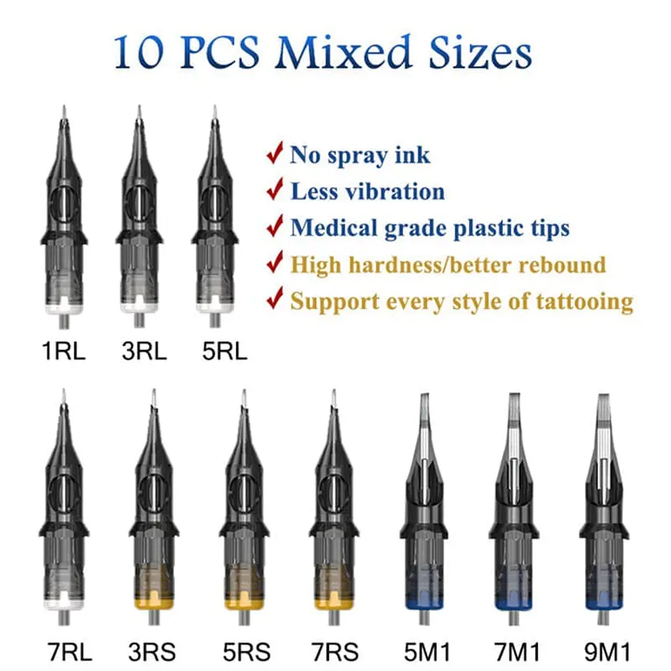 Equipo para CAMUFLAJE DE ESTRÍAS Y TATUAJES; Rotative Pen  6