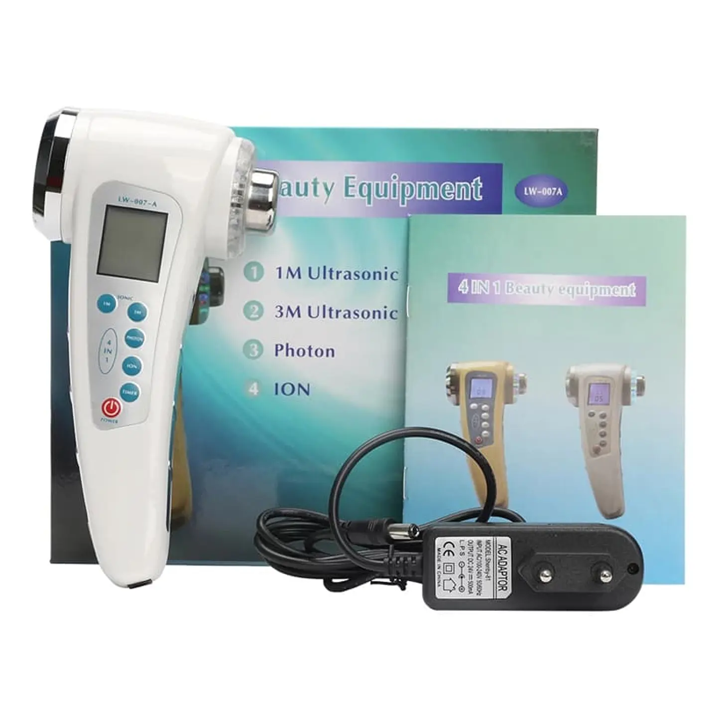 Equipo Ultrasonido & Galvánica 4 en 1 - Facial y Corporal 8