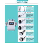 Equipo 6 en 1 - Lipoláser, Rf, Cavitación, Multipolar, Vacío y Más 7