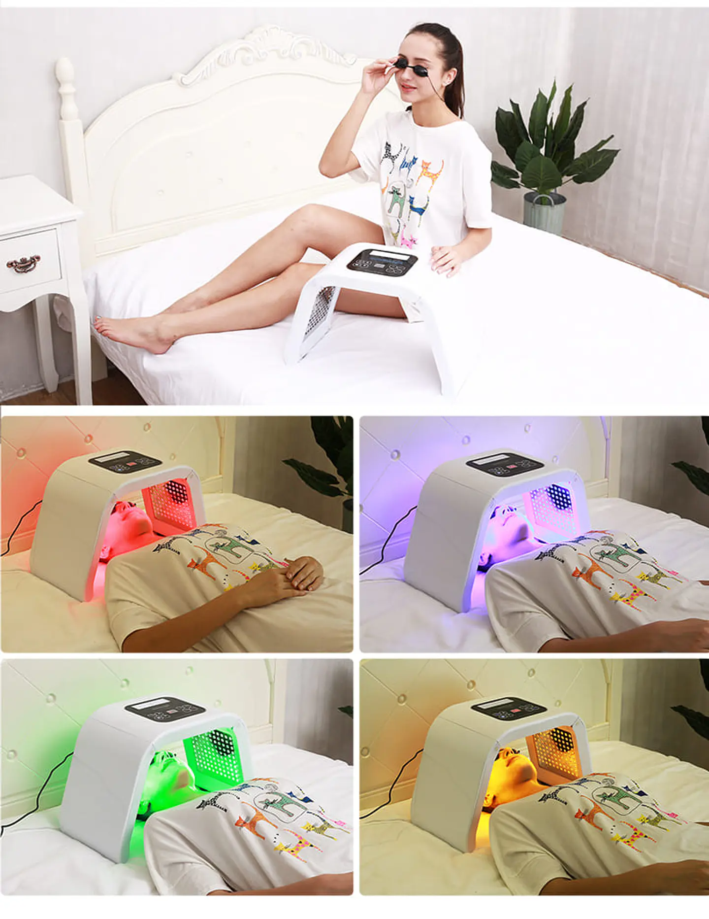 Cabina para Fototerapia Facial 7 Colores 3
