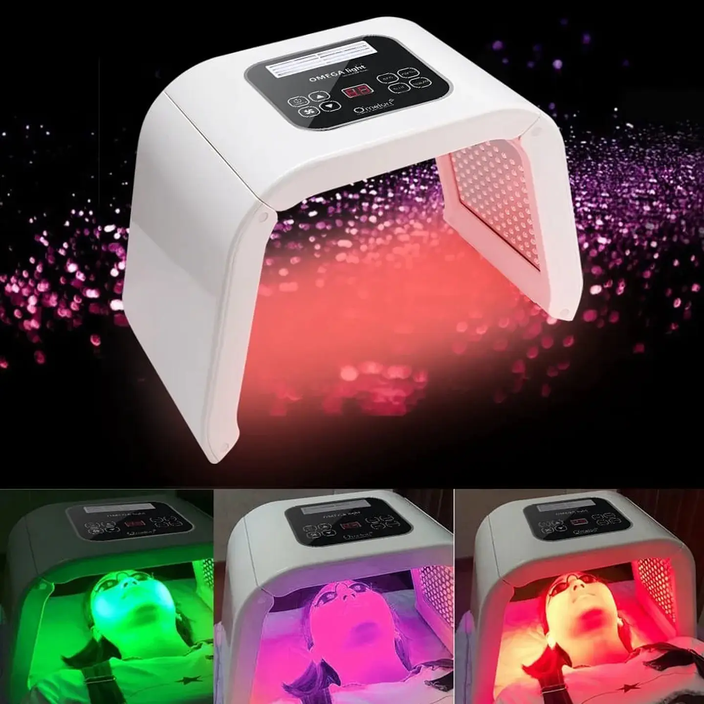 Cabina para Fototerapia Facial 7 Colores 8