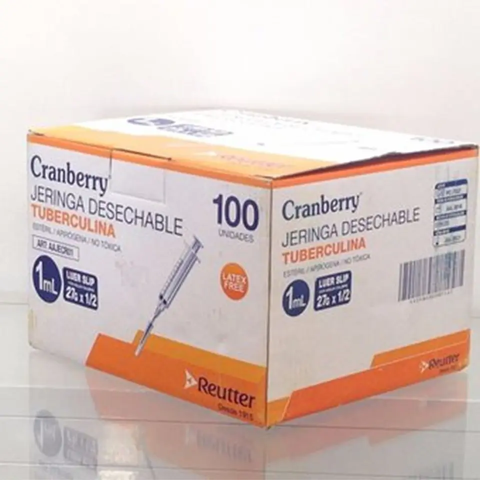 Pack de 10 unidades de Jeringa Tuberculina 27G x 1/2 4