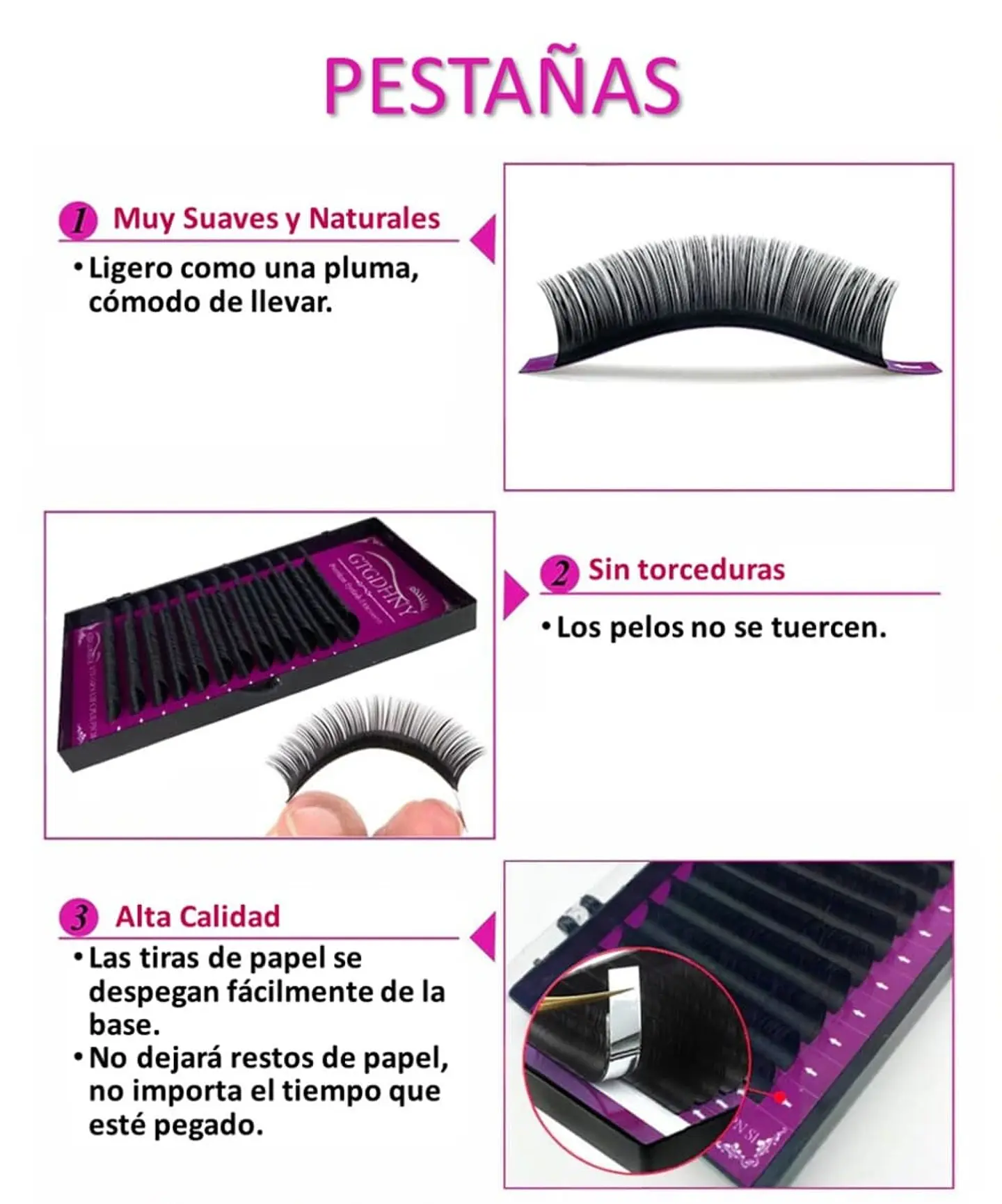 Mix de Pestañas Artificiales 4