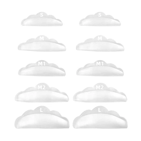 Almohadilla de Silicona para Pestañas (5 pares)