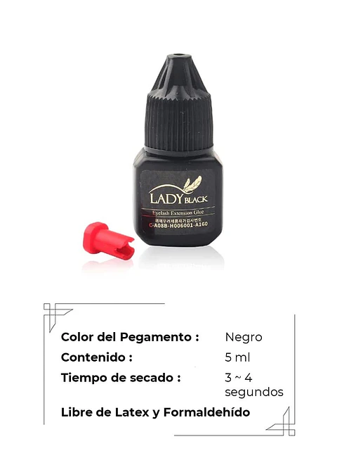 Pegamento para Pestañas 5ml