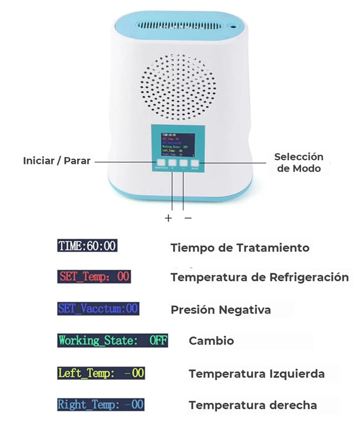 Equipo Criolipólisis-Vacuum Portátil 12