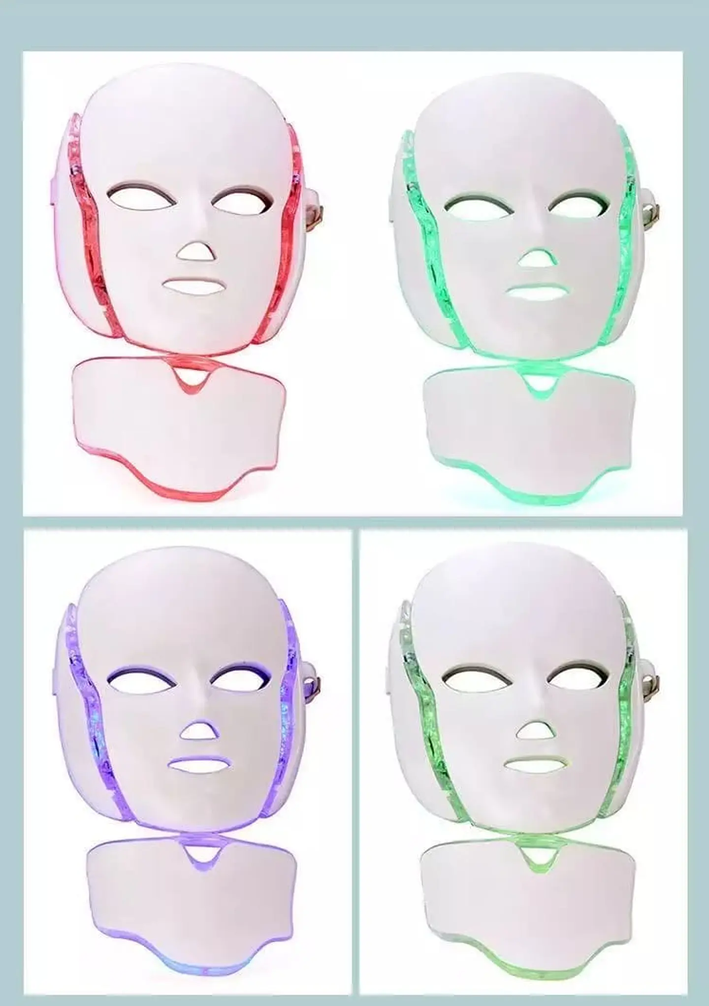 Mascara Facial Photon Led con Cuello 6