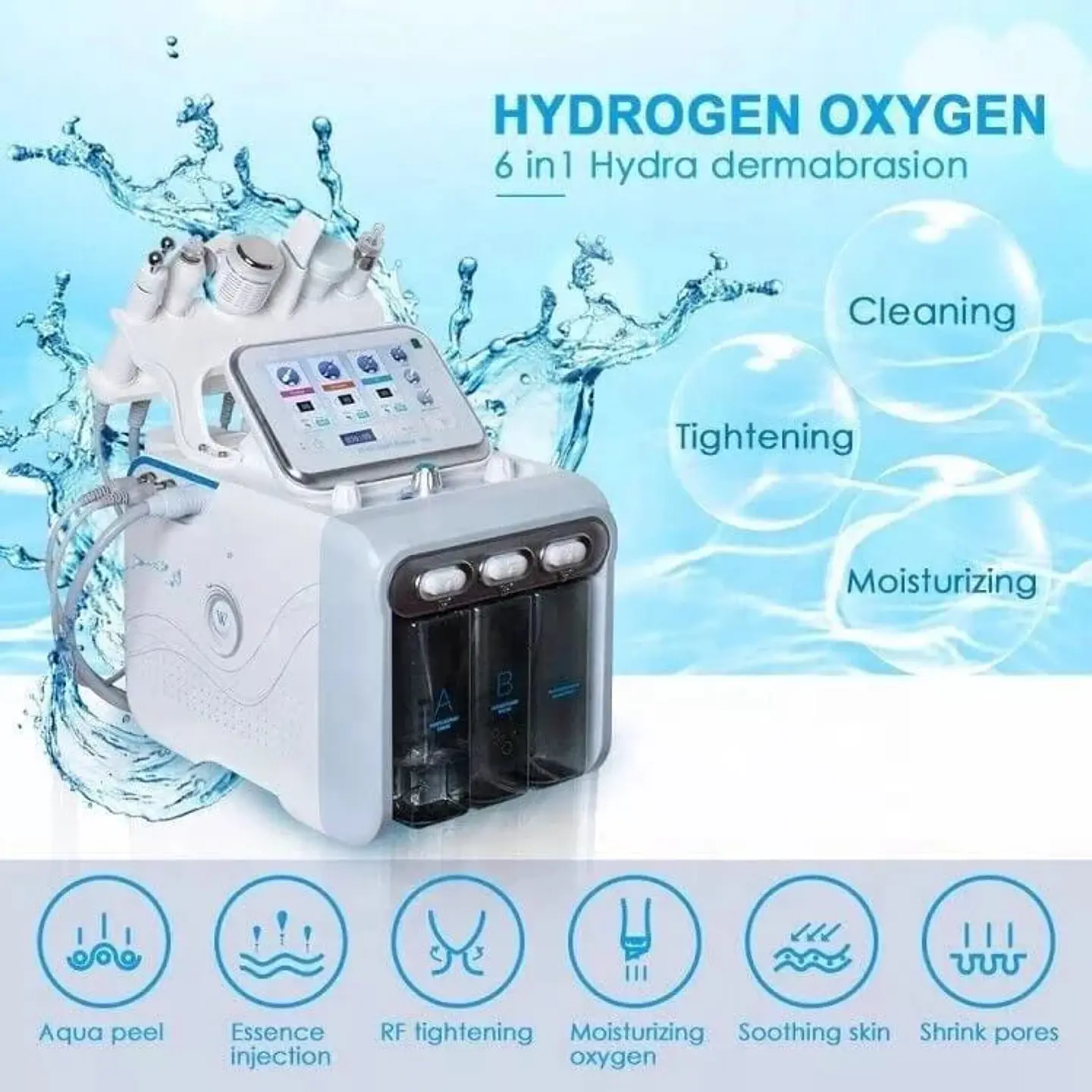 Equipo Hidrodermoabrasión para Belleza Facial - 6 en 1 3
