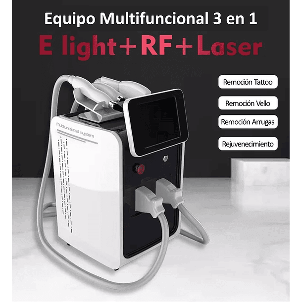 Equipo MULTIFUNCIONAL  OPT SHR - ELIGHT - RF - ND YAG 5