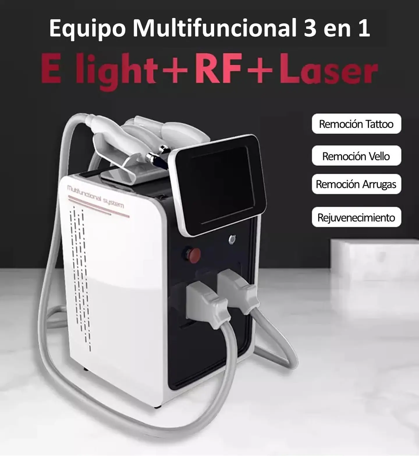 Equipo MULTIFUNCIONAL  OPT SHR - ELIGHT - RF - ND YAG 5