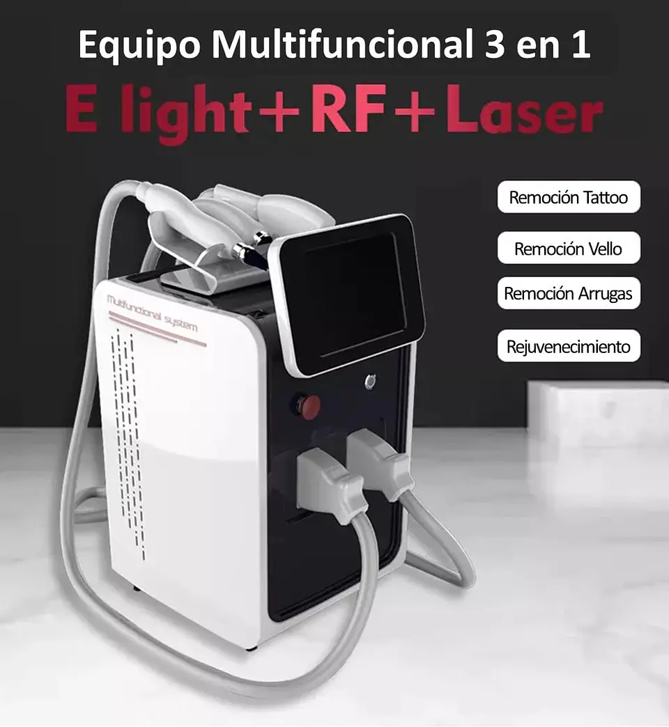Equipo MULTIFUNCIONAL  OPT SHR - ELIGHT - RF - ND YAG 5
