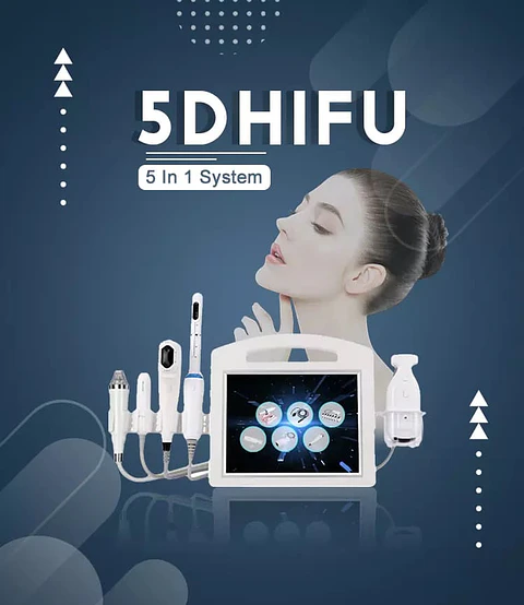HIFU 4D 5en1 (Hifu 4D+Hifu Vaginal+Liposonix+Vmax+RF fraccionada)