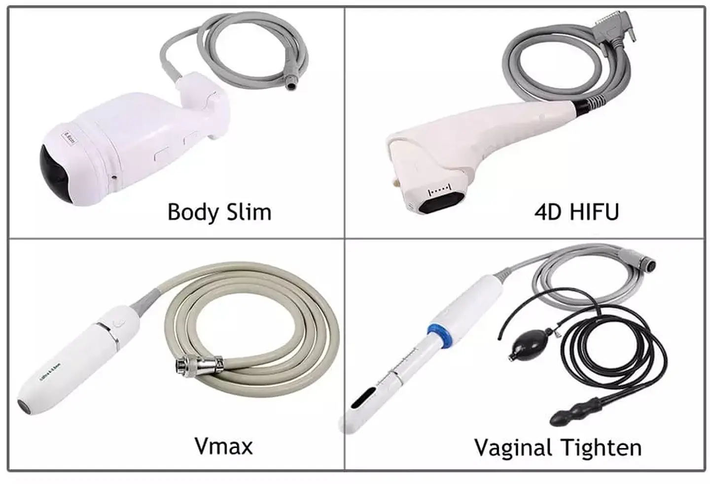 HIFU 4D 5en1 (Hifu 4D+Hifu Vaginal+Liposonix+Vmax+RF fraccionada) 3