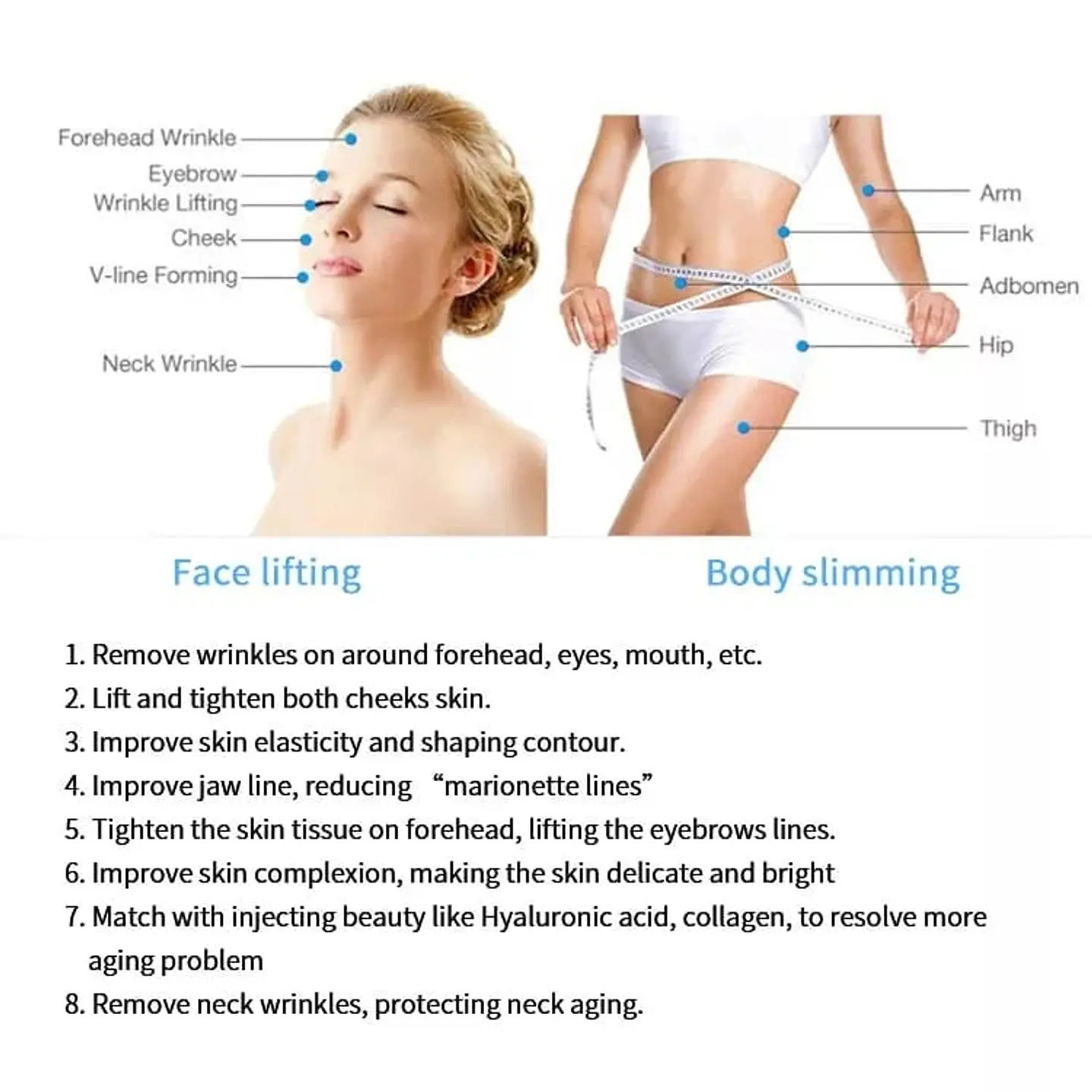 HIFU 4D 5en1 (Hifu 4D+Hifu Vaginal+Liposonix+Vmax+RF fraccionada) 10