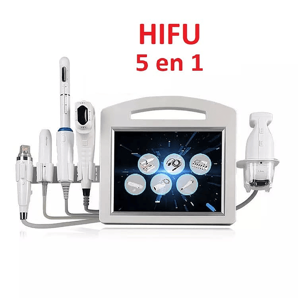 HIFU 4D 5en1 (Hifu 4D+Hifu Vaginal+Liposonix+Vmax+RF fraccionada)