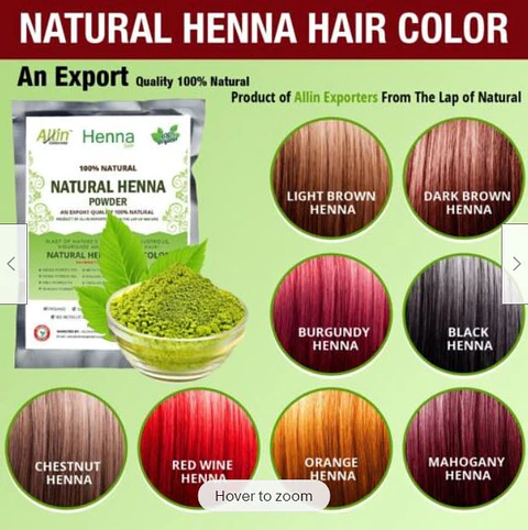 Henna para Pelo / Cabello - Tinte