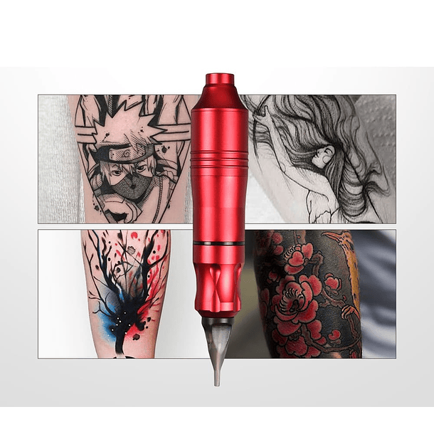 Equipo para CAMUFLAJE DE ESTRÍAS Y TATUAJES; Rotative Pen  9