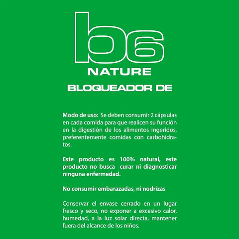 B6 Nature – Bloqueador de Carbohidratos