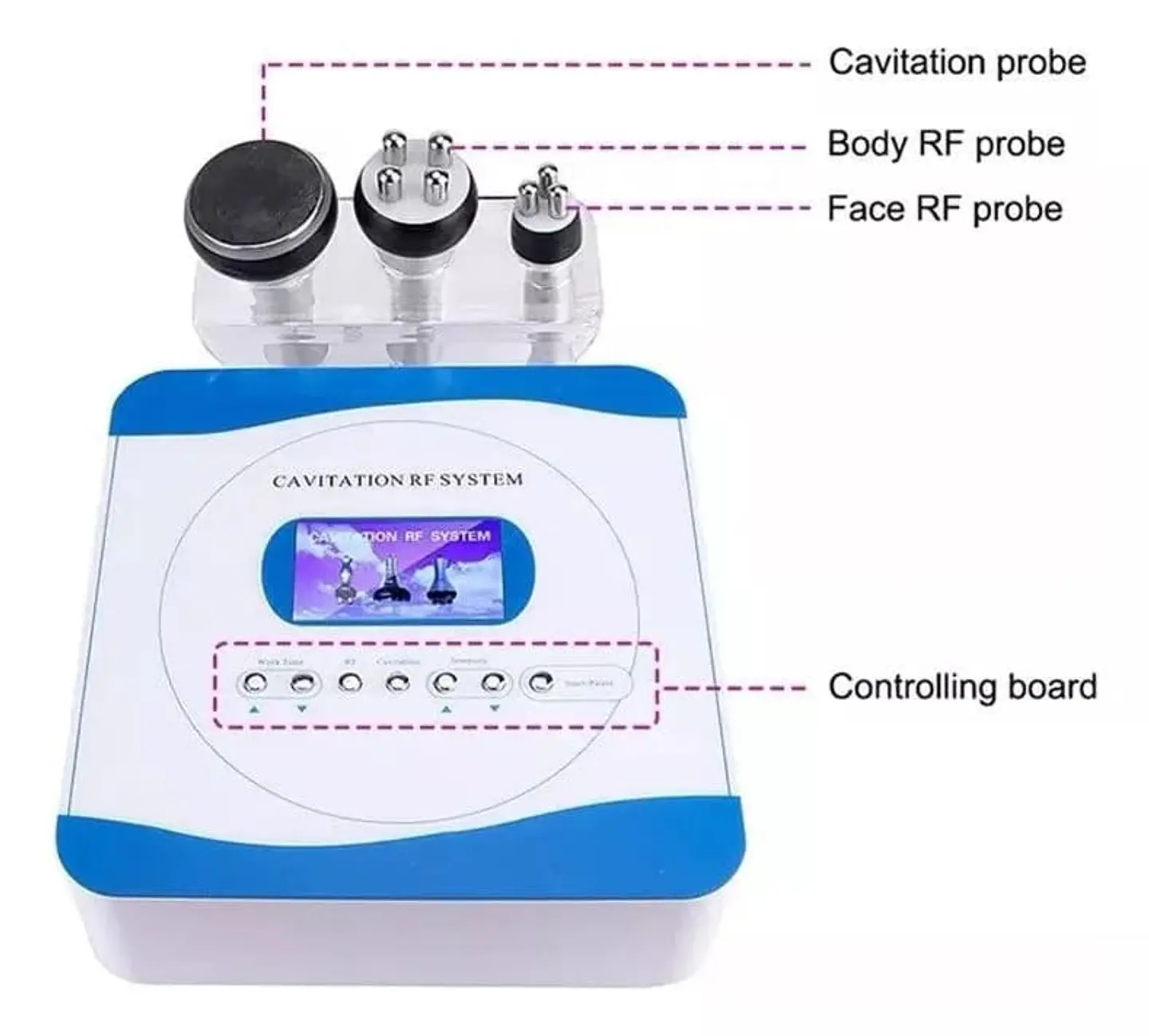 Cavitacion 40K + RF corporal + RF facial portatil 3