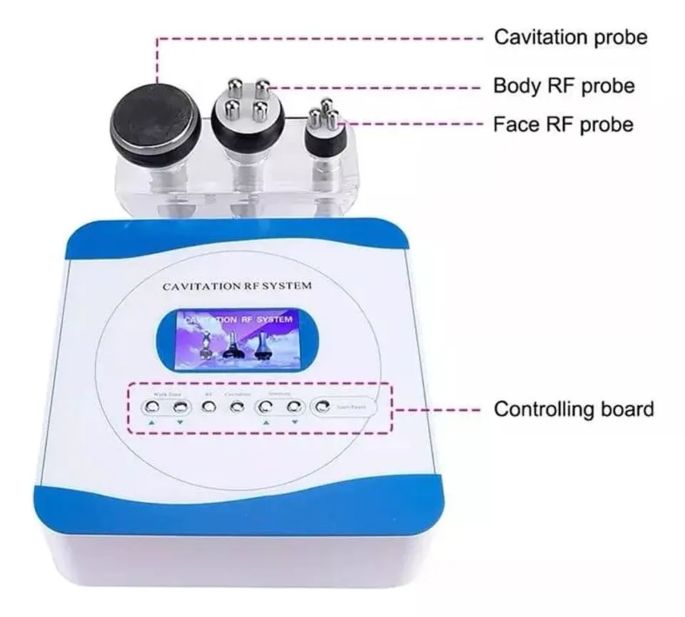 Cavitacion 40K + RF corporal + RF facial portatil 3