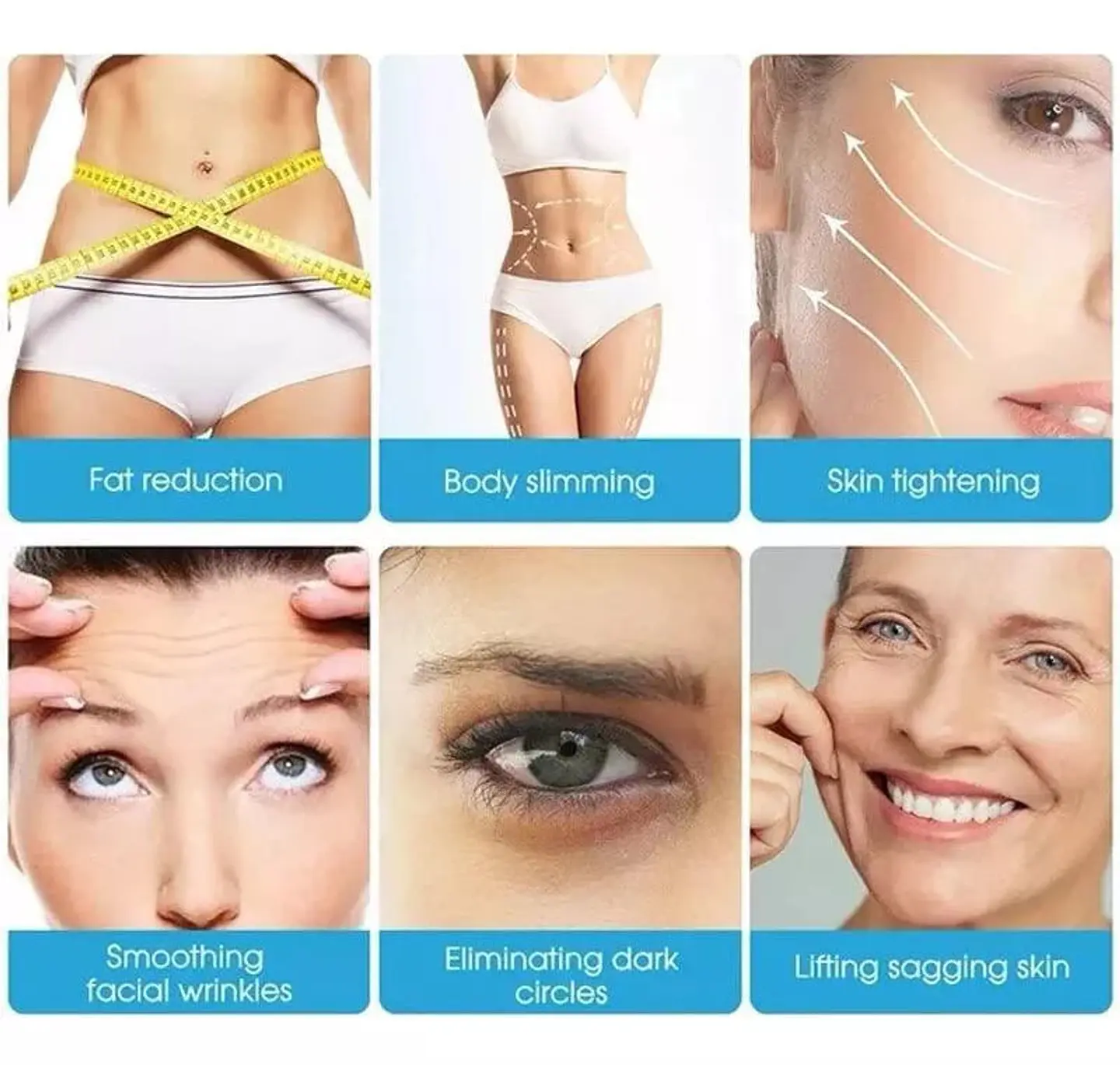 Cavitacion 40K + RF corporal + RF facial portatil 8