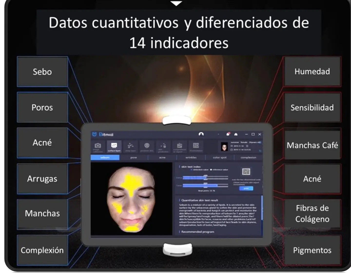 Analizador de Piel Facial 3