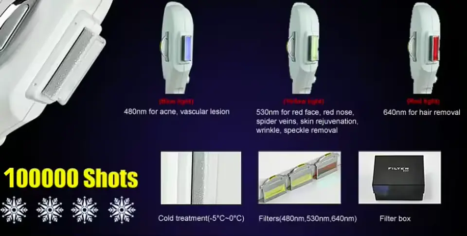 IPL 3 en 1 (Depilacion + ND Yag + Rejuvenecimiento) 6