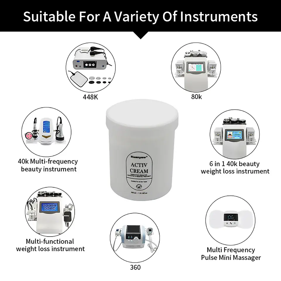Gel/Crema Conductora para Equipos de RadioFrecuencia RF (Capacitivas y/o Resistivas) 3