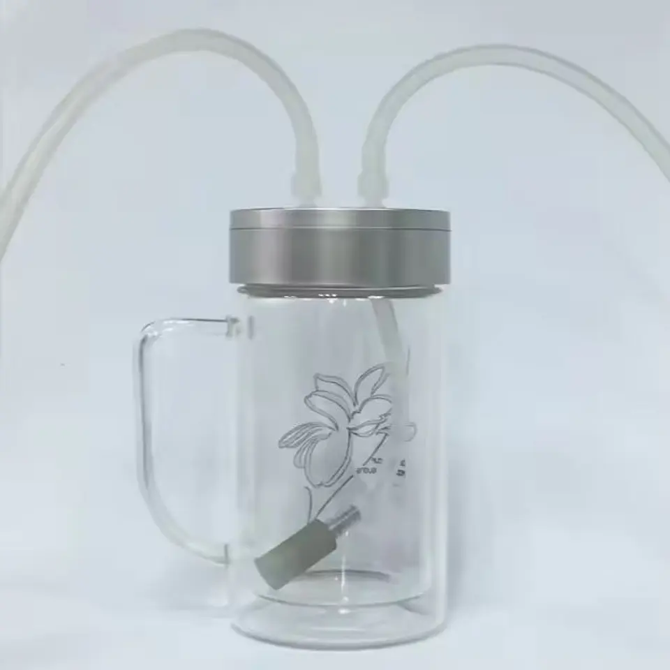 Copa de Vidrio para Producción de Agua o Aceite Ozonizado 2