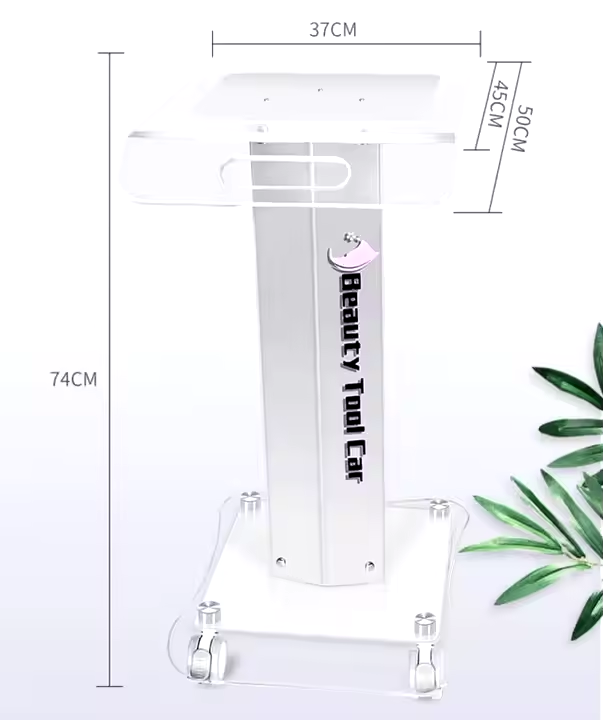 Mesa Móvil Multipropósito de Acrilico para Equipos de Belleza