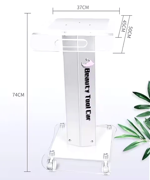 Mesa Móvil Multipropósito de Acrilico para Equipos de Belleza