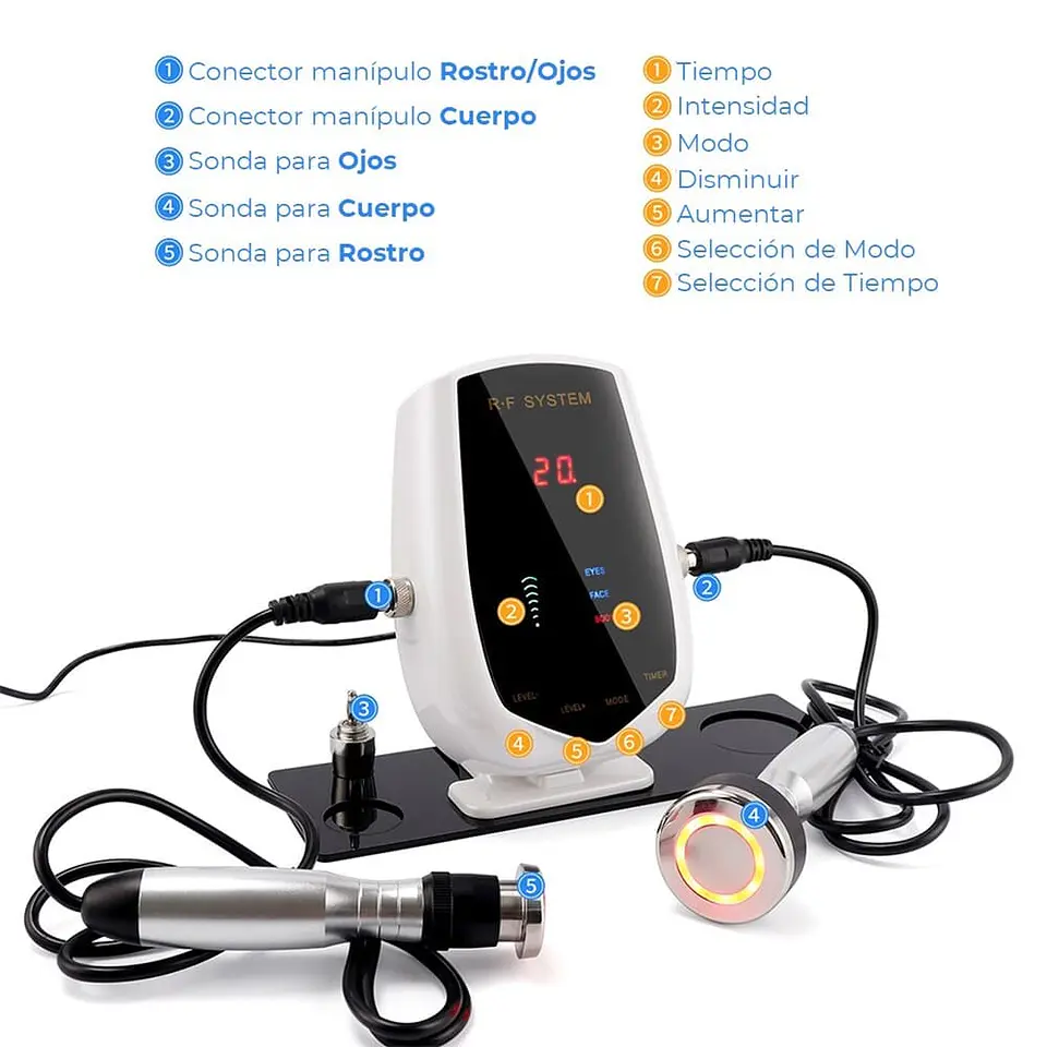 Equipo de Radiofrecuencia Facial y Corporal 5