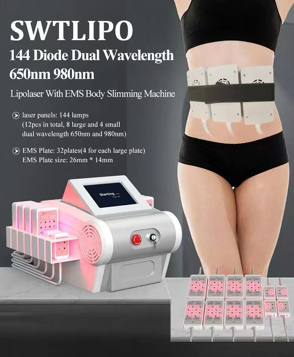 LIPOLASER EMS (650nm y 980nm) 432 DIODOS 5