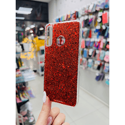 Carcasa glitter roja Huawei P30 Lite