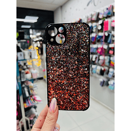 Carcasa  brillitos rose gold iPhone 13