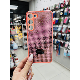 Carcasa Zummit brillo perlas linea rosa Samsung S23 Plus