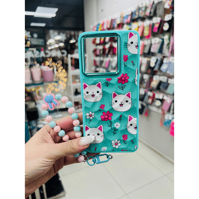 Carcasa Gatitos strap Redmi Note 13 Pro