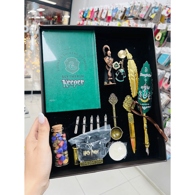 Set papelería grande Slytherin